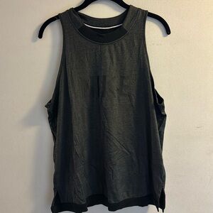 Nike black shimmer workout tank